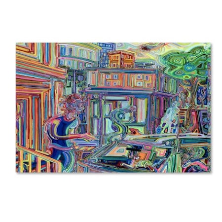 Trademark Fine Art Josh Byer 'Distractions' Canvas Art, 14x19 ALI5642-C1419GG
